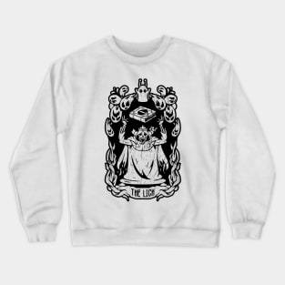 Adventure time The lich King, tarot card design of The Lich King from adventure time Crewneck Sweatshirt